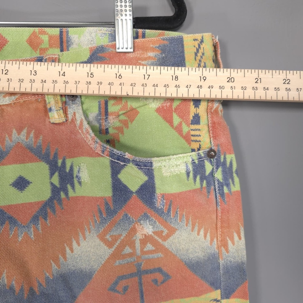 POLO RALPH LAUREN Men's Jeans 38X32 Varick Slim Straight Aztec 100% Cotton - Picture 7 of 16